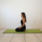 Virasana-Variation
